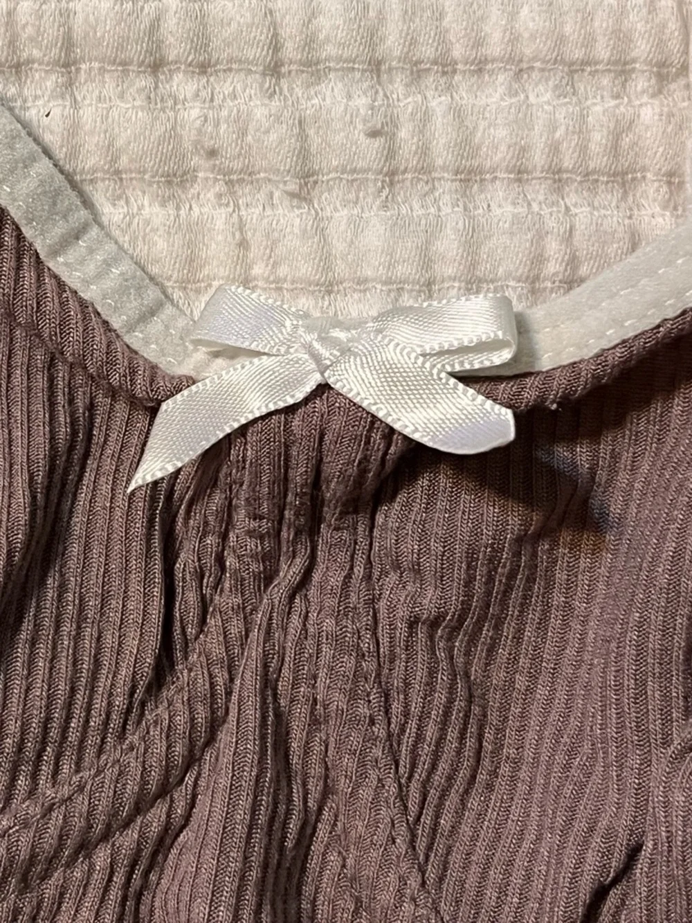 SHEIN Dual-Tone Ribbed Cami - Mauve & Plum - Picture 7 of 7